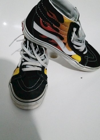 Vans Sarı Siyah Bağcıklı Spor Ayakkabı - Görsel 2