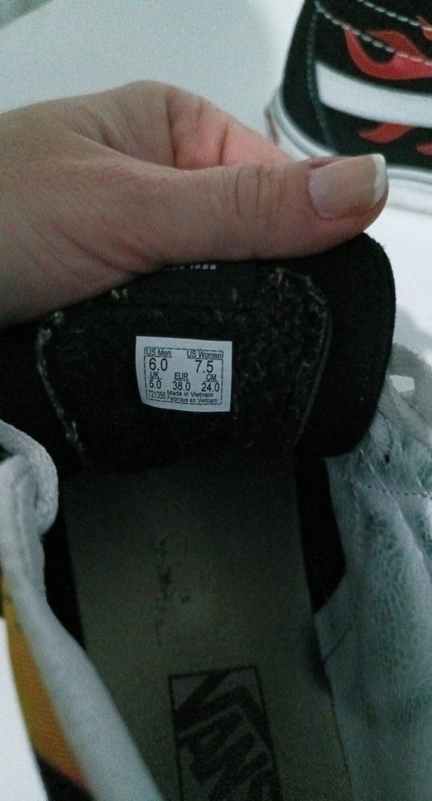 Vans Sarı Siyah Bağcıklı Spor Ayakkabı - Görsel 4