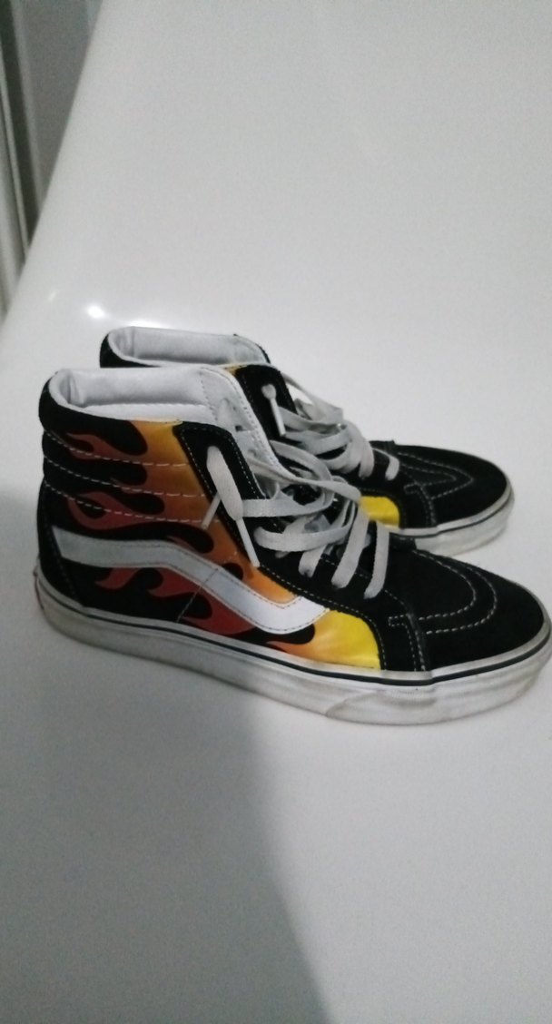 Vans Sarı Siyah Bağcıklı Spor Ayakkabı - Görsel 3