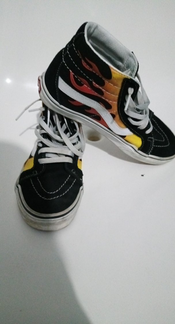 Vans Sarı Siyah Bağcıklı Spor Ayakkabı - Görsel 2