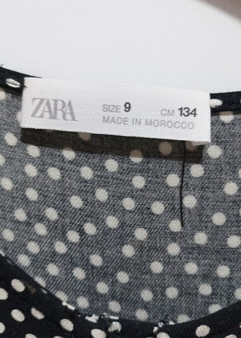 Zara Desenli, Pileli Siyah elbise - Görsel 3