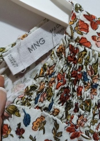 mango Çiçek Desenli Uzun Kollu Bohem elbise - Görsel 3