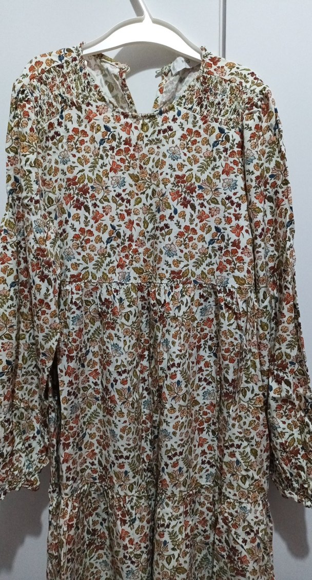 mango Çiçek Desenli Uzun Kollu Bohem elbise - Görsel 2