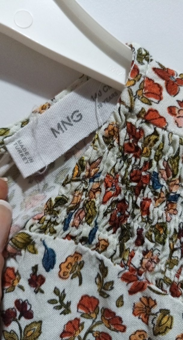 mango Çiçek Desenli Uzun Kollu Bohem elbise - Görsel 3