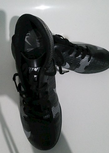 Siyah Bağcıklı Erkek Futbol Ayakkabısı - Görsel 2