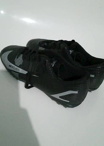 Siyah Bağcıklı Erkek Futbol Ayakkabısı - Görsel 5