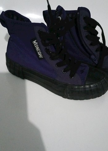 zara wednesday Mor bilekli Ayakkabı - Görsel 3