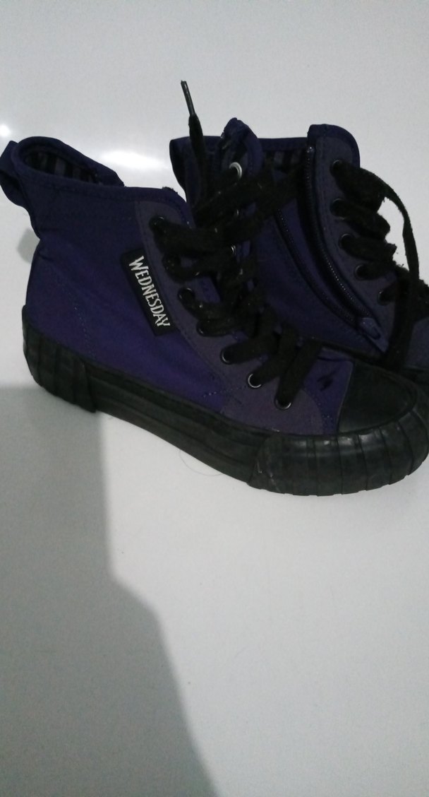 zara wednesday Mor bilekli Ayakkabı - Görsel 3