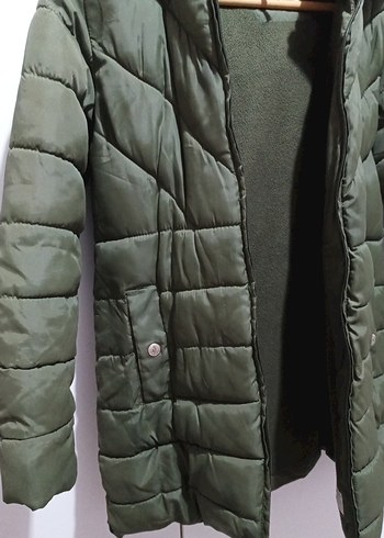 mango haki uzun çocuk Mont - Görsel 4