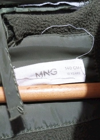 mango haki uzun çocuk Mont - Görsel 3