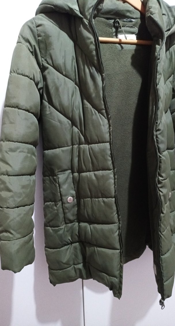 mango haki uzun çocuk Mont - Görsel 4