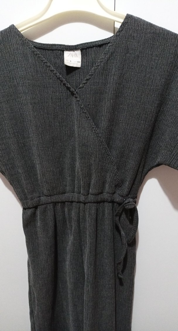 Zara Gri çocuk tulum - Görsel 4