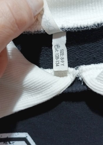 Manhattan Baskılı Gri Uzun Kollu Sweatshirt elbise - Görsel 4