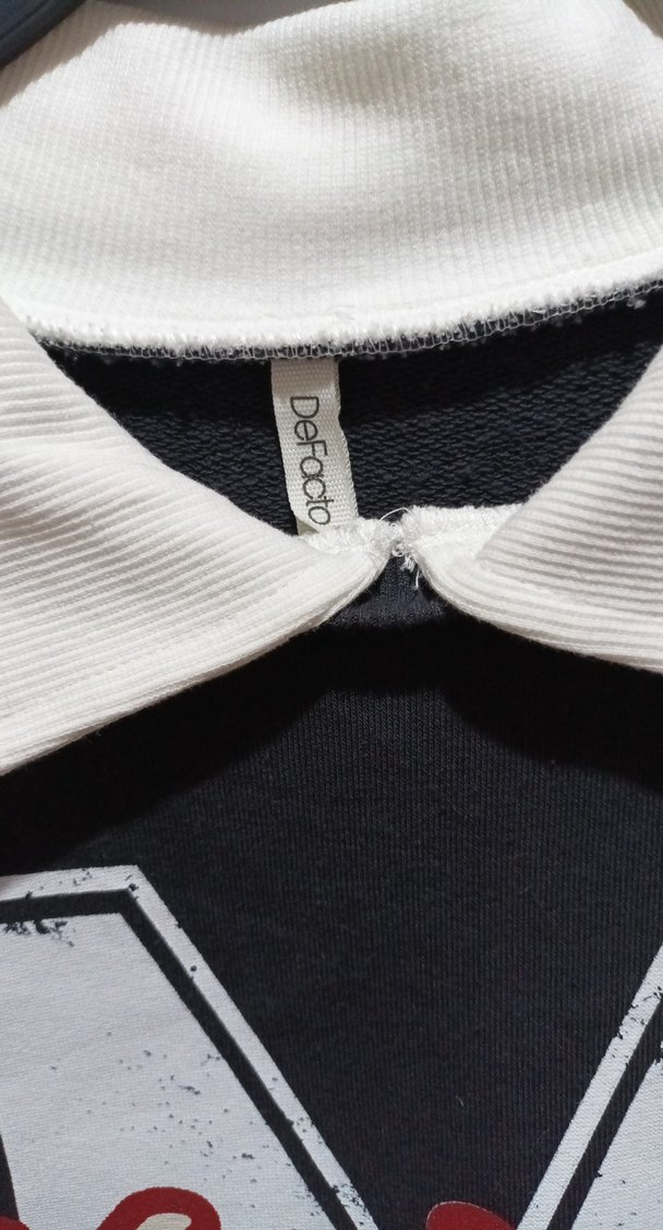 Manhattan Baskılı Gri Uzun Kollu Sweatshirt elbise - Görsel 3