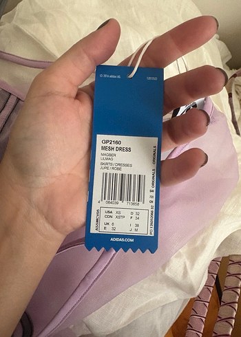 Adidas Mesh Elbise Etiketi - Görsel 2