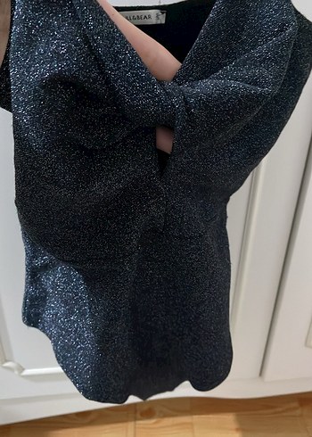 PullandBear Siyah İnce Askılı Kadın zıbın - Görsel 2