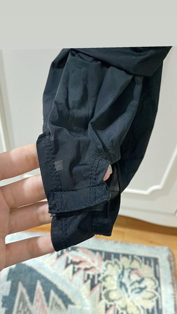 Siyah Drapeli Strappy Kadın zıbın - Görsel 3