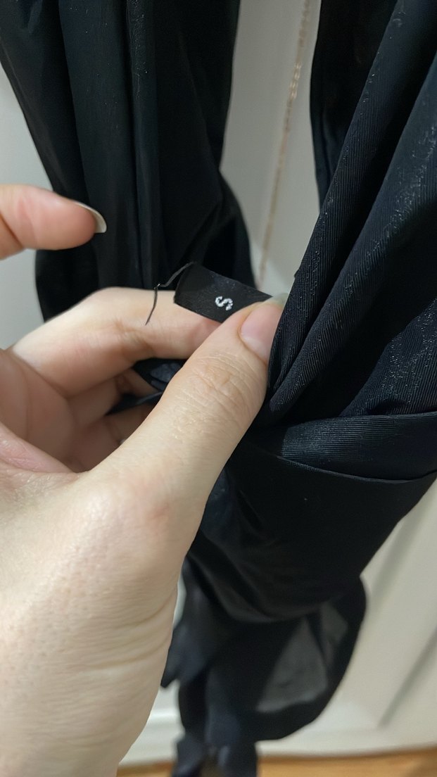 Siyah Drapeli Strappy Kadın zıbın - Görsel 2