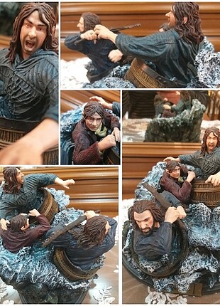  The Hobbit 2 Barrel Riders 20x19cm pvc statue figür