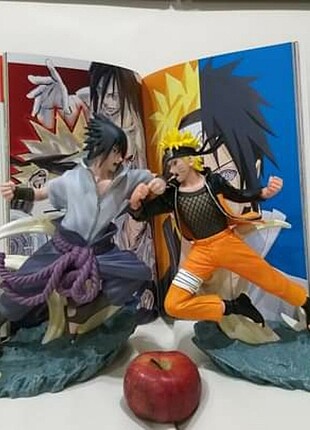  Beden NARUTO V.S SASUKE 1/6 ACTION FİGÜR PVC STATUE Replica SET