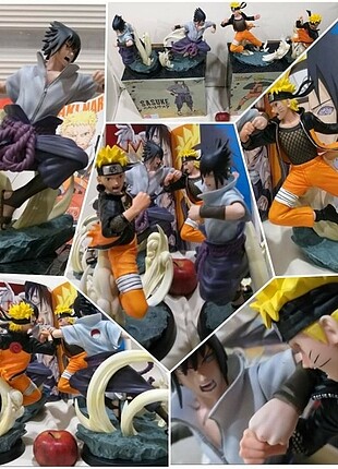  NARUTO V.S SASUKE 1/6 ACTION FİGÜR PVC STATUE Replica SET