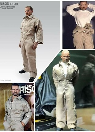  Beden Renk Hottoys Prison break lincoln burrows action figür