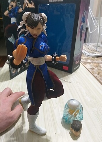 Beden Renk Medicom Street Fighter 1/6 Chun Li 30cm (Hot toys değil)action