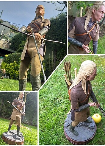Sideshow Legolas Lord of the rings 1/4 statue figür Koleksiyon w