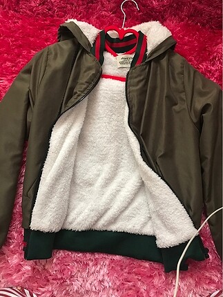 İçi yumoş bomber ceket