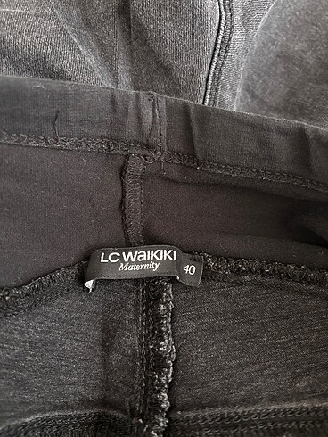 Gri taşlı hamile pantolonu - Görsel 2