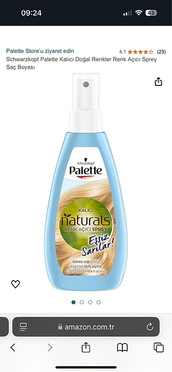 Garnier Renk Açıcı Sprey
