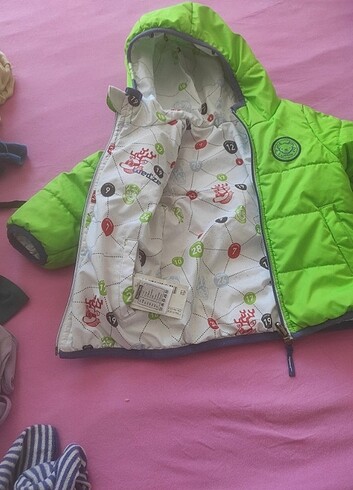 12-18 Ay Beden yeşil Renk Decathlon mont