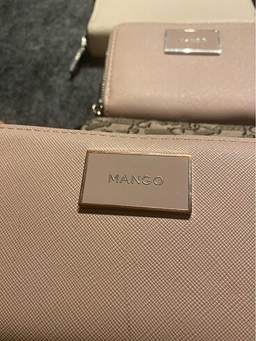  Beden Mango büyük pembe cüzdan