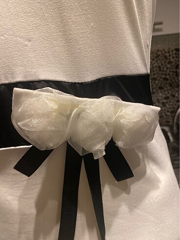 astarsız beyaz elbise - Görsel 2