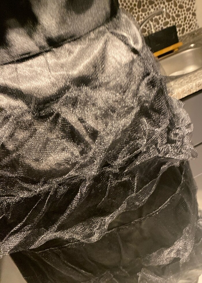 strapless gece elbisesi yılbaşı - Görsel 4