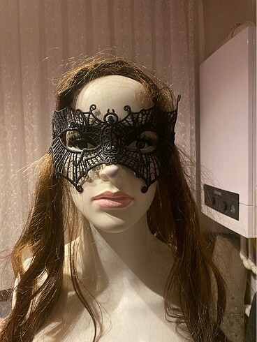 dantel desenli maske