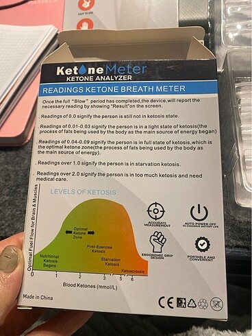 Beden Keton ölçüm ketone meter