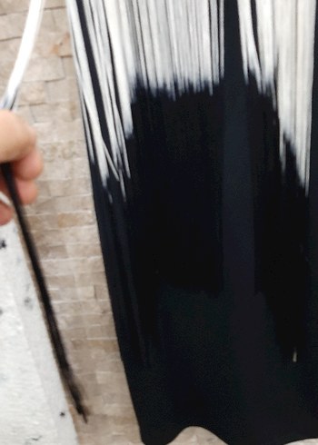 Püsküllü Siyah kısa abiye elbise - Görsel 2