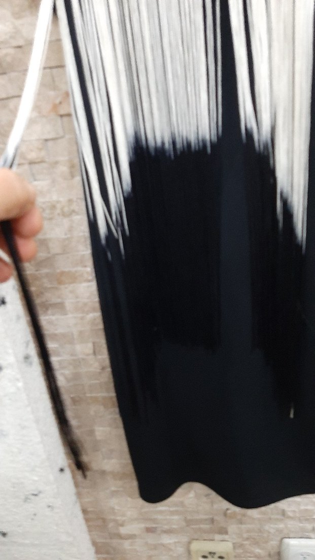 Püsküllü Siyah kısa abiye elbise - Görsel 2