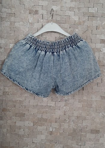 Mavi Jeans Bağcıklı Gri Batik Desenli Kadın Kot Şort