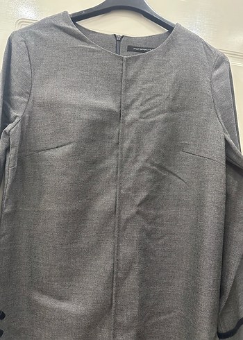 Gri Kadın günlük elbise - Görsel 3