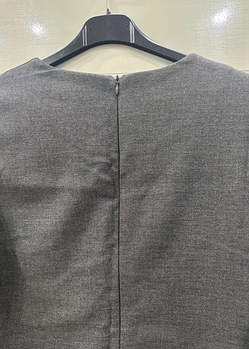 Gri Kadın günlük elbise - Görsel 6