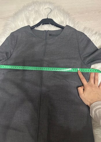 Gri Kadın günlük elbise - Görsel 10