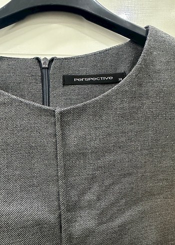 Gri Kadın günlük elbise - Görsel 2