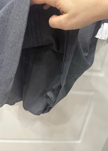 Gri Kadın günlük elbise - Görsel 8