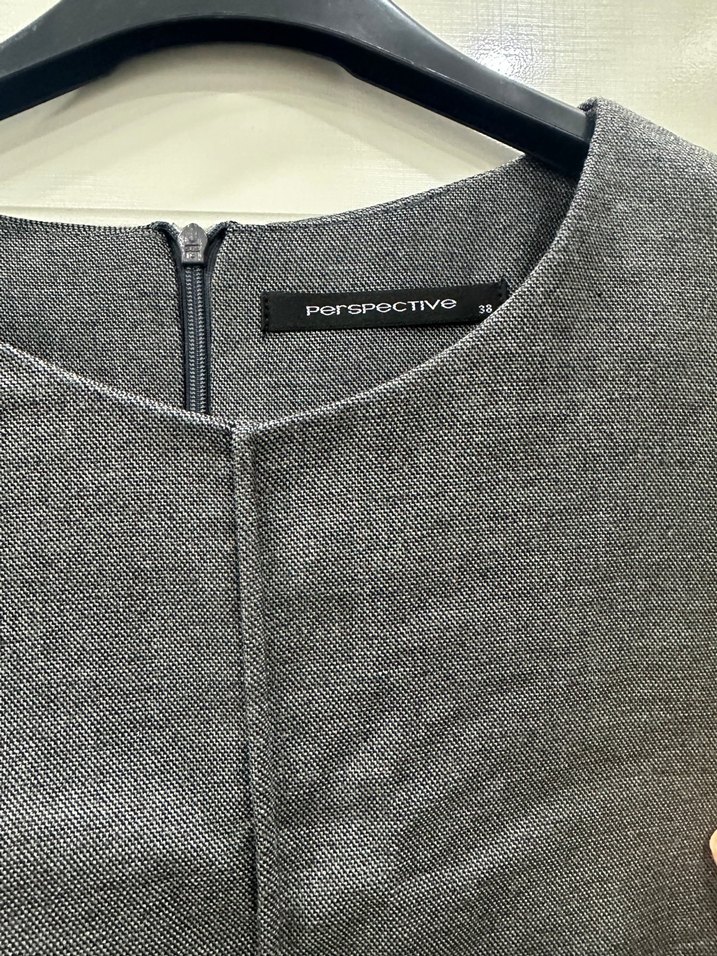 Gri Kadın günlük elbise - Görsel 2