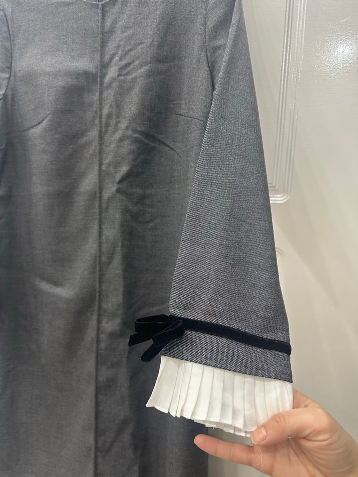 Gri Kadın günlük elbise - Görsel 4