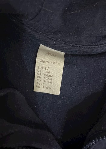 Erkek bebek Kapüşonlu Fermuarlı Sweatshirt - Görsel 2