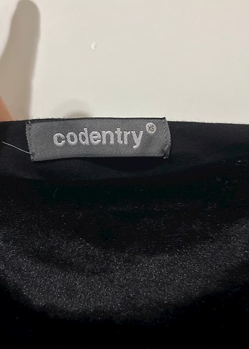 Uzun Kollu Siyah Drapeli Midi Elbise - Görsel 3