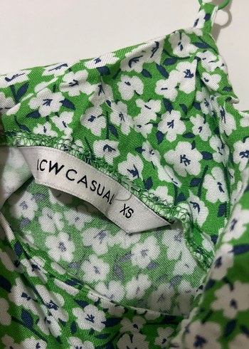 Yeşil Bohem Uzun Askılı Elbise - Görsel 2